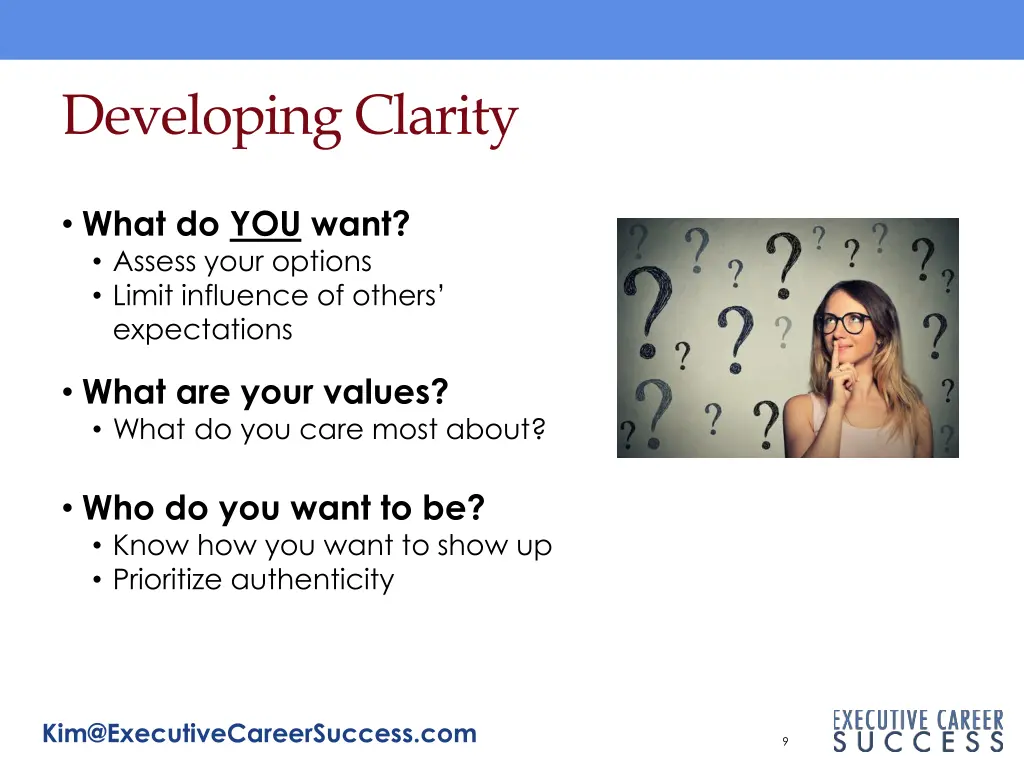 developing clarity