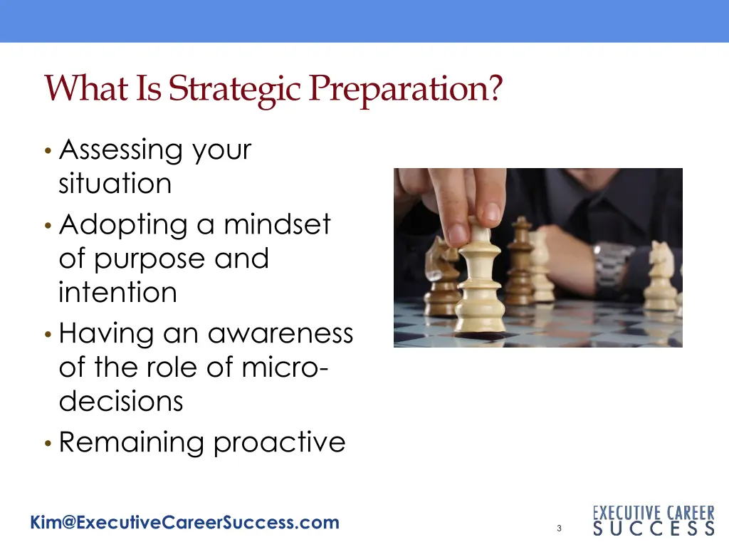 what is strategic preparation