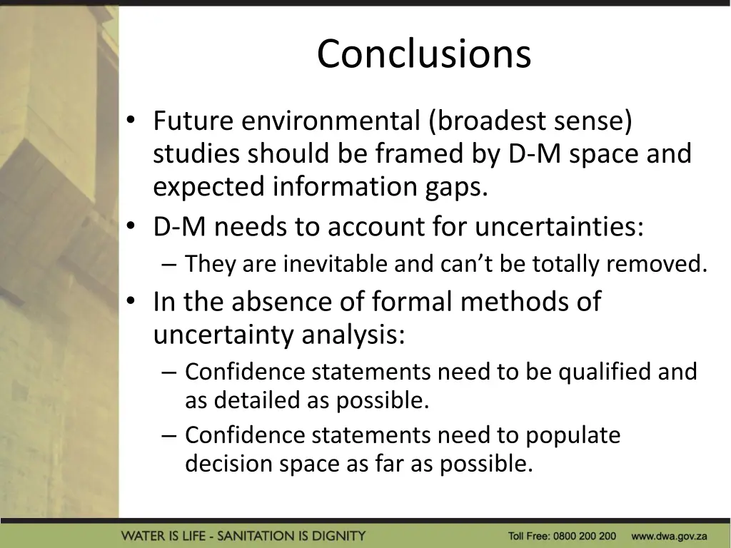 conclusions