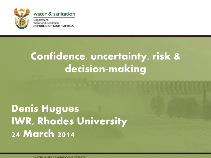 presentation title confidence uncertainty risk