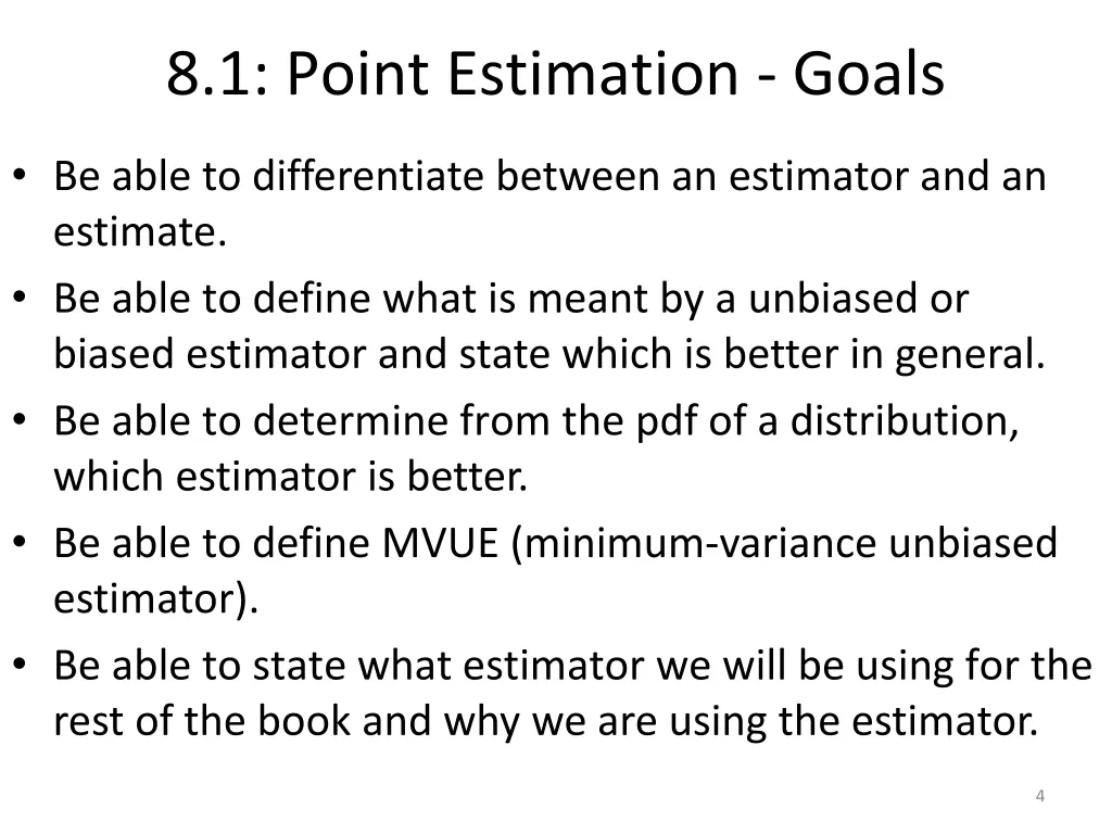 8 1 point estimation goals