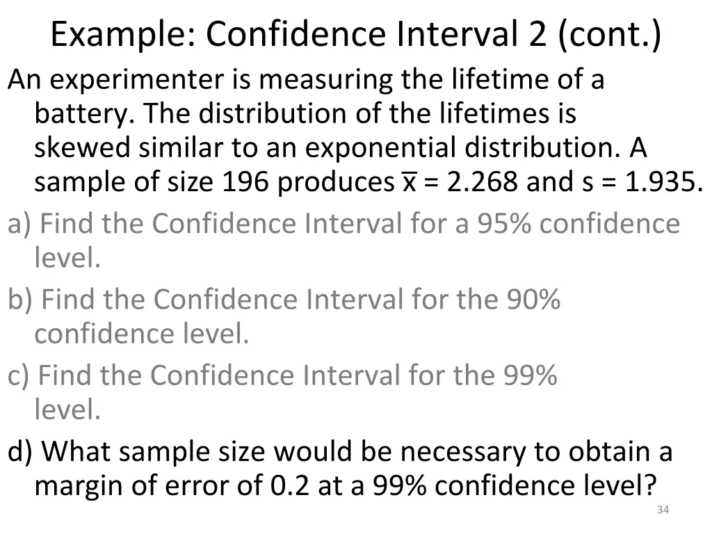 example confidence interval 2 cont 1