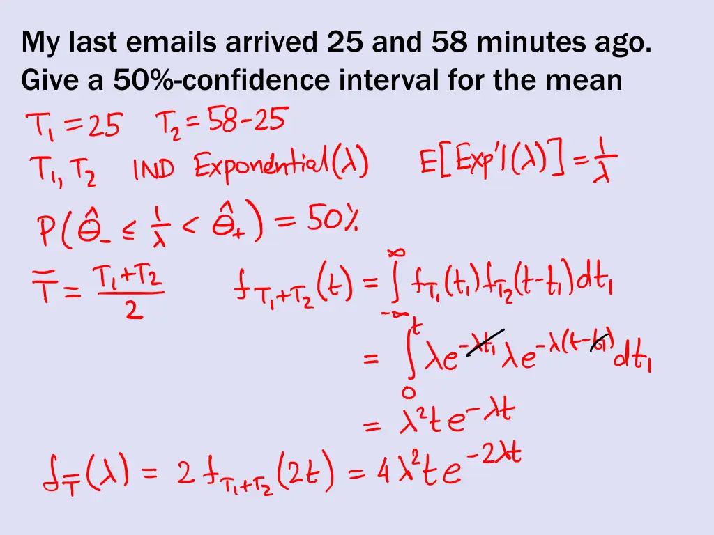 my last emails arrived 25 and 58 minutes ago give