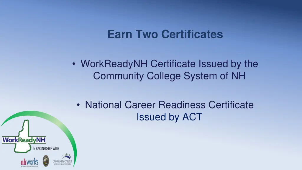 earn two certificates