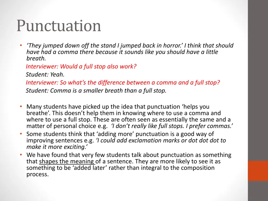 punctuation