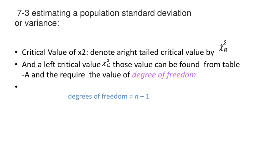 7 3 estimating a population standard deviation 1