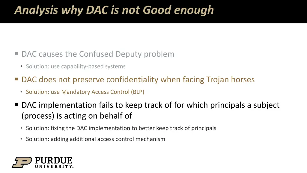 analysis why dac is not good enough 1