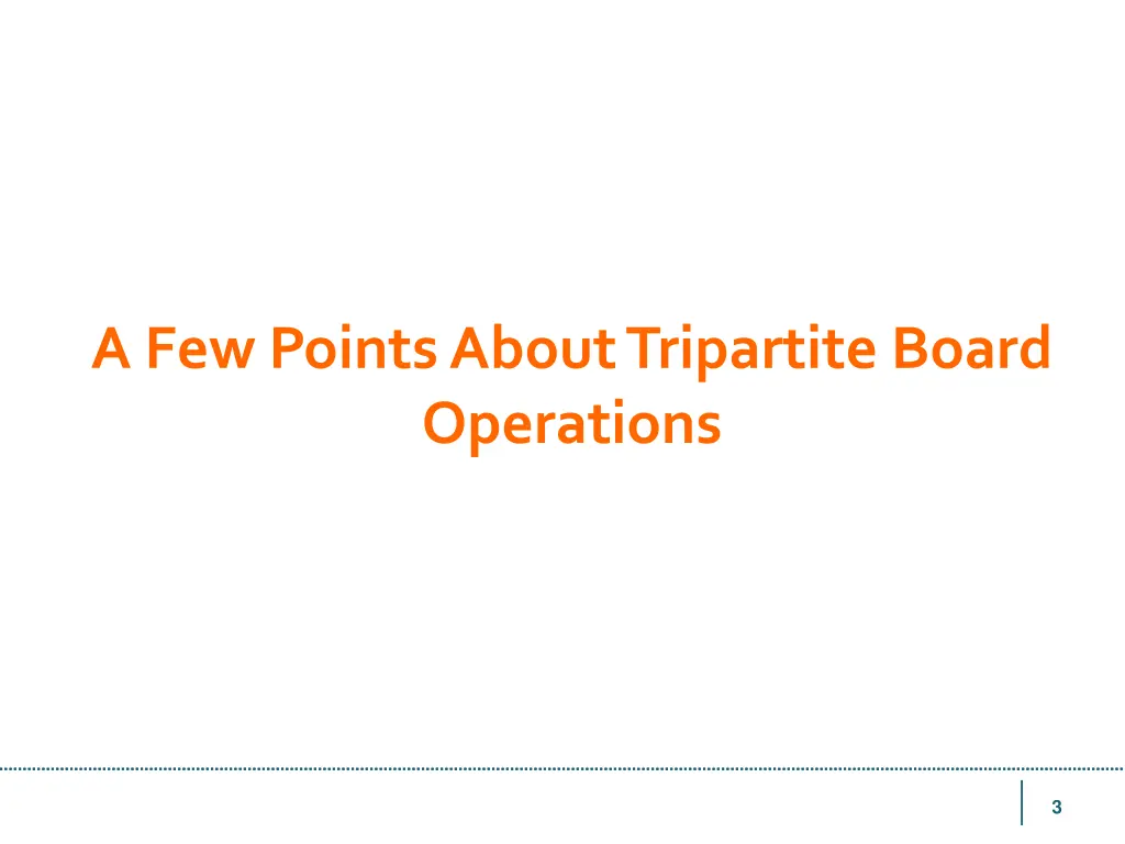 a few points about tripartite board operations