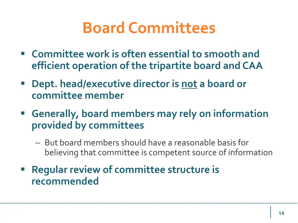 board committees