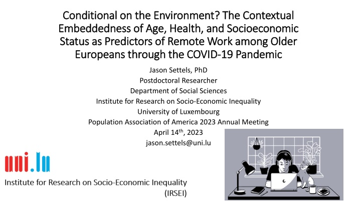 conditional on the environment the contextual