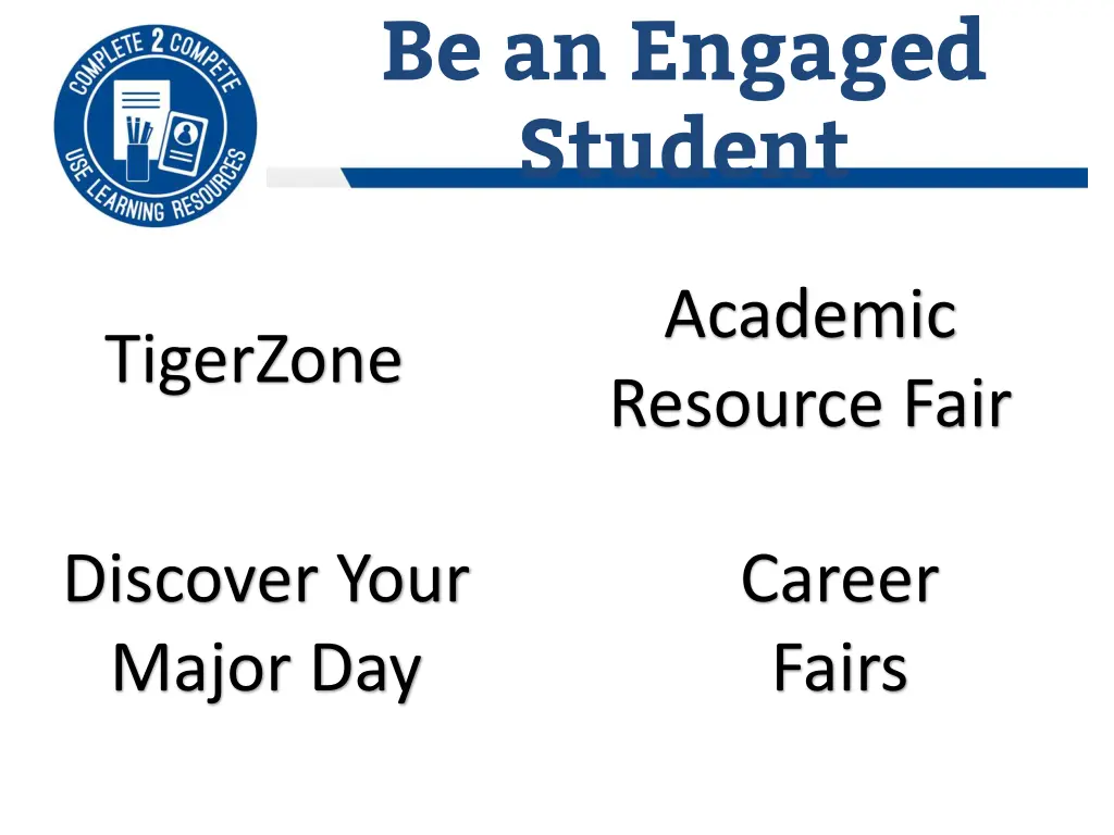 be an engaged student