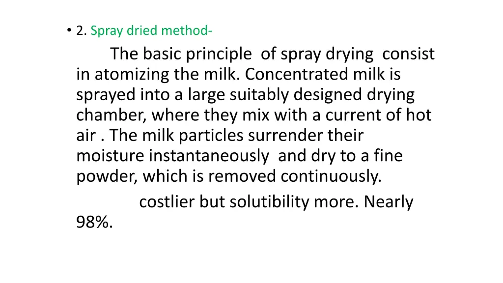 2 spray dried method the basic principle of spray