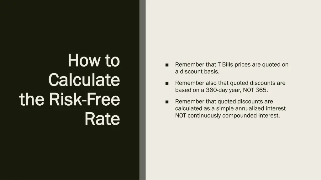 how to how to calculate calculate the risk 1