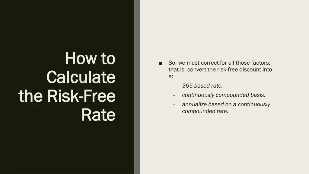 how to how to calculate calculate the risk 2