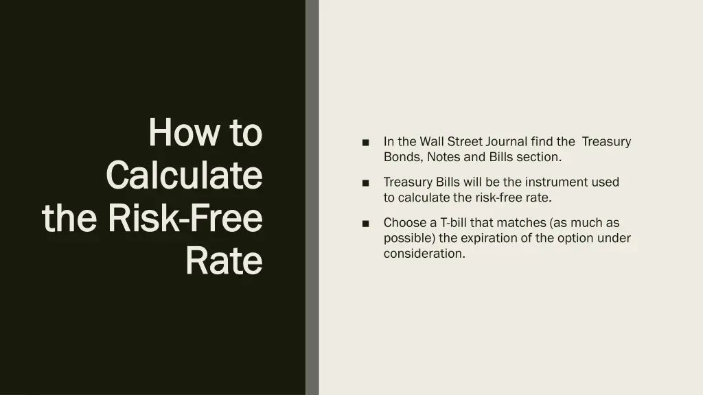 how to how to calculate calculate the risk