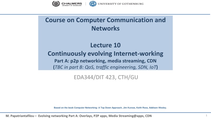 course on computer communication and networks