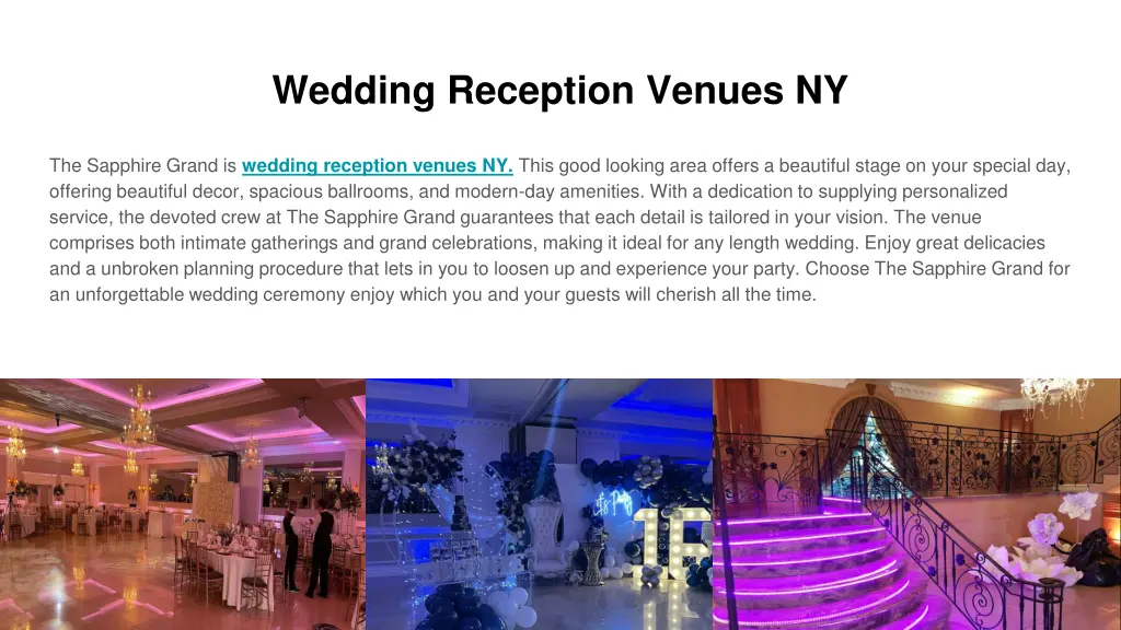 wedding reception venues ny