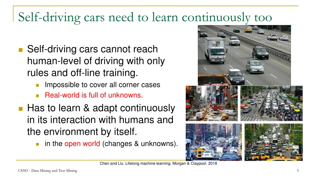 self driving cars need to learn continuously too