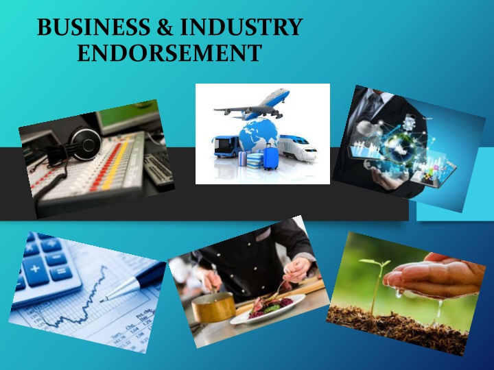 business industry endorsement