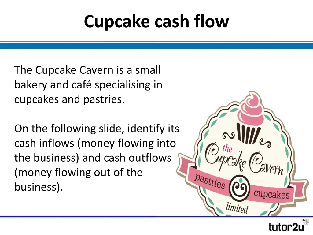 cupcake cash flow