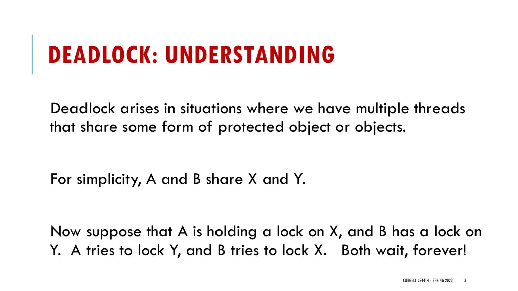 deadlock understanding