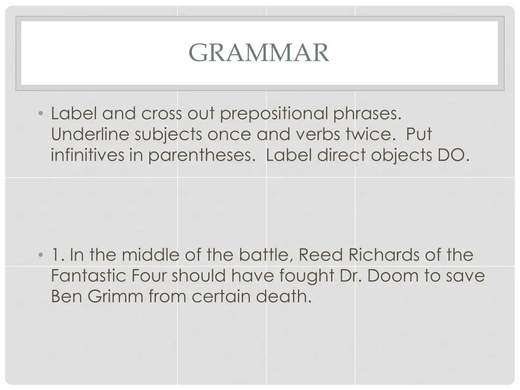 grammar 1