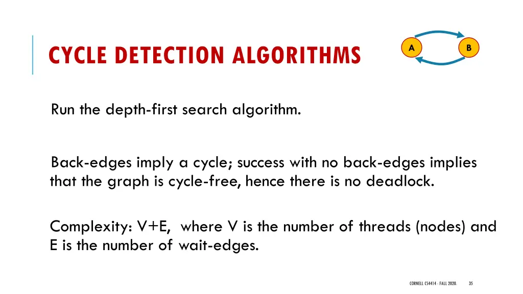 cycle detection algorithms