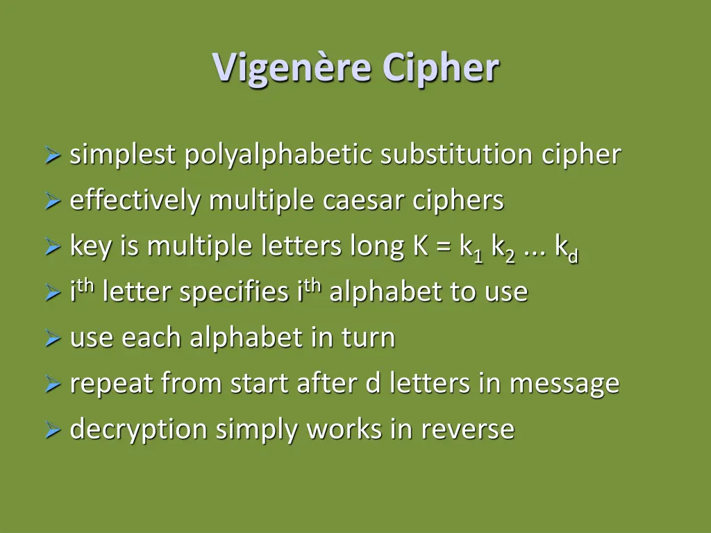 vigen re cipher