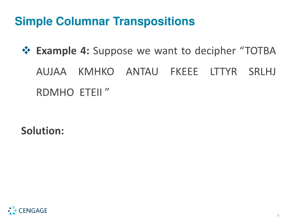 simple columnar transpositions 3