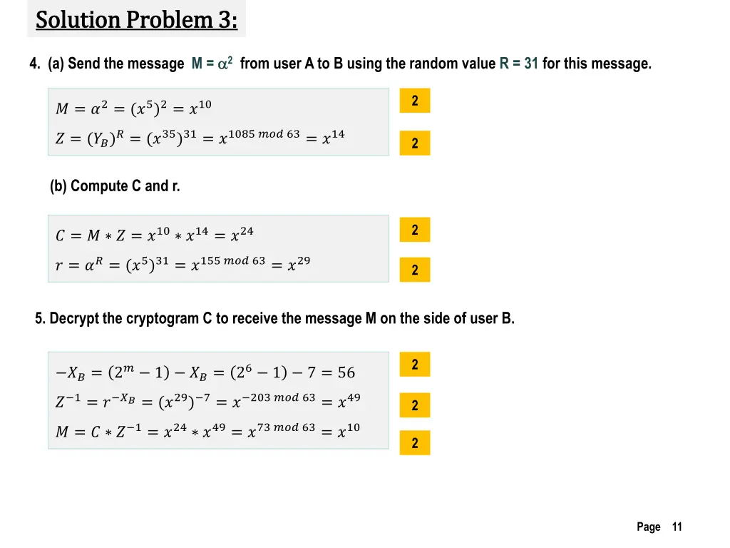 solution problem 3 solution problem 3