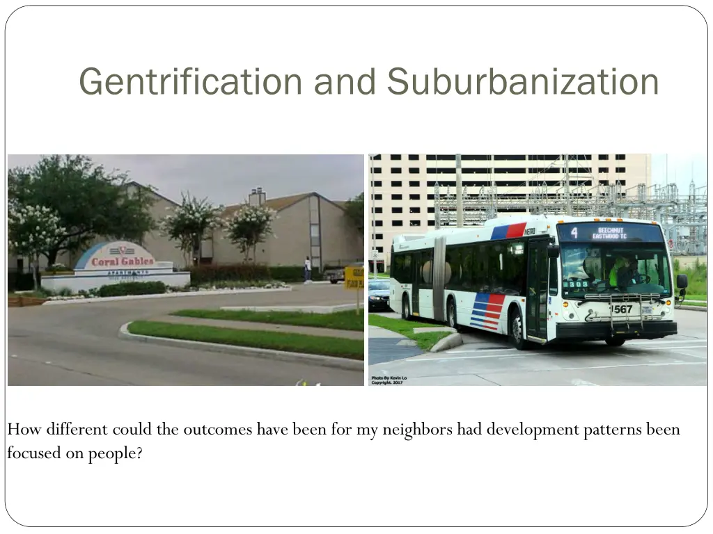 gentrification and suburbanization 2