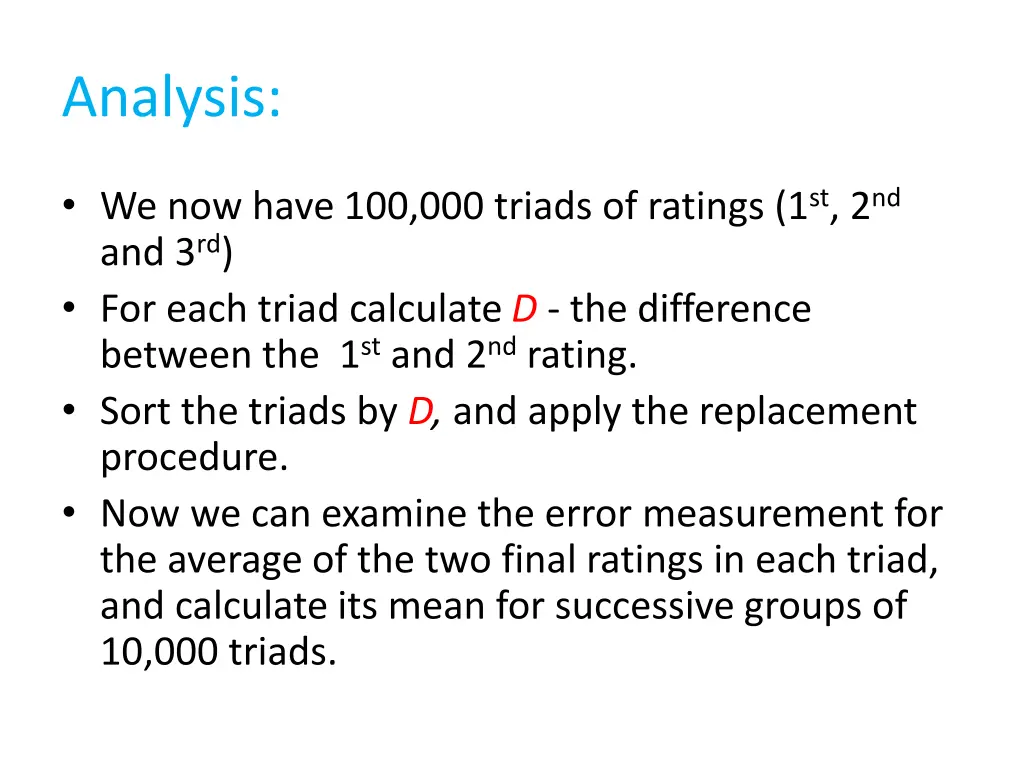 analysis