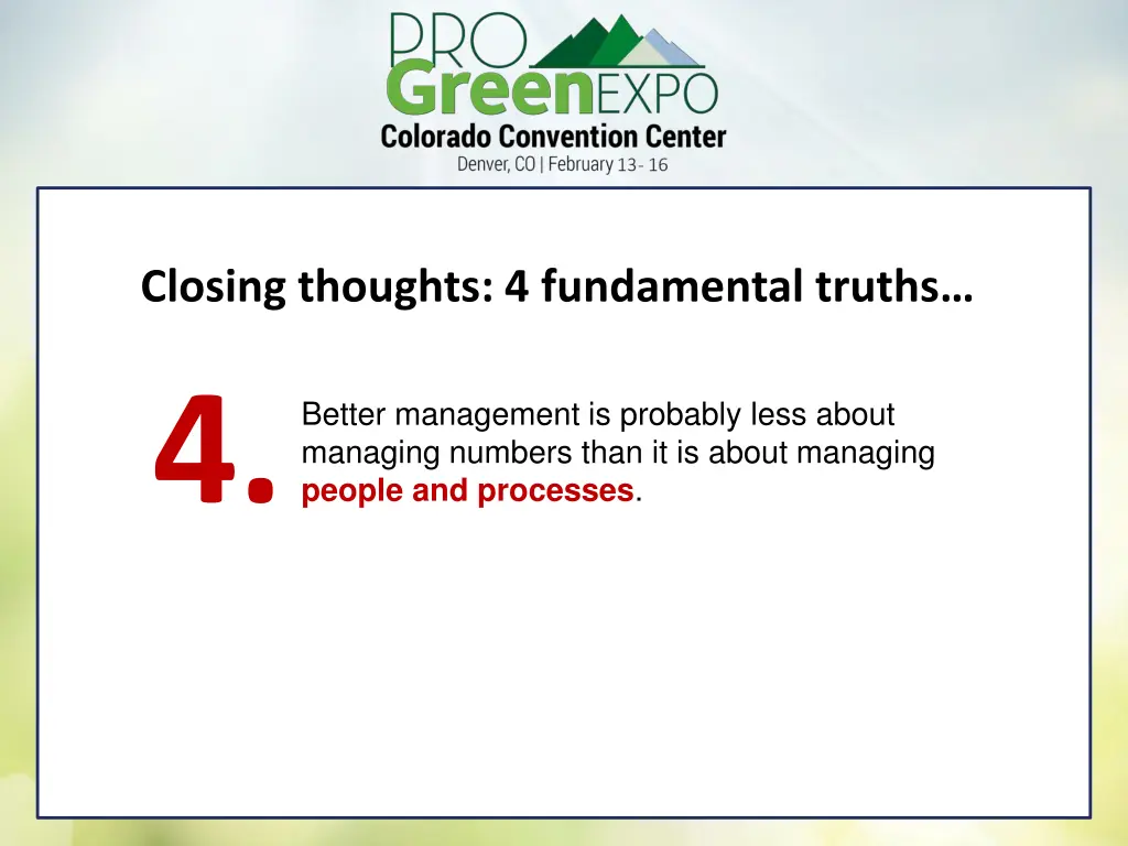 closing thoughts 4 fundamental truths 3