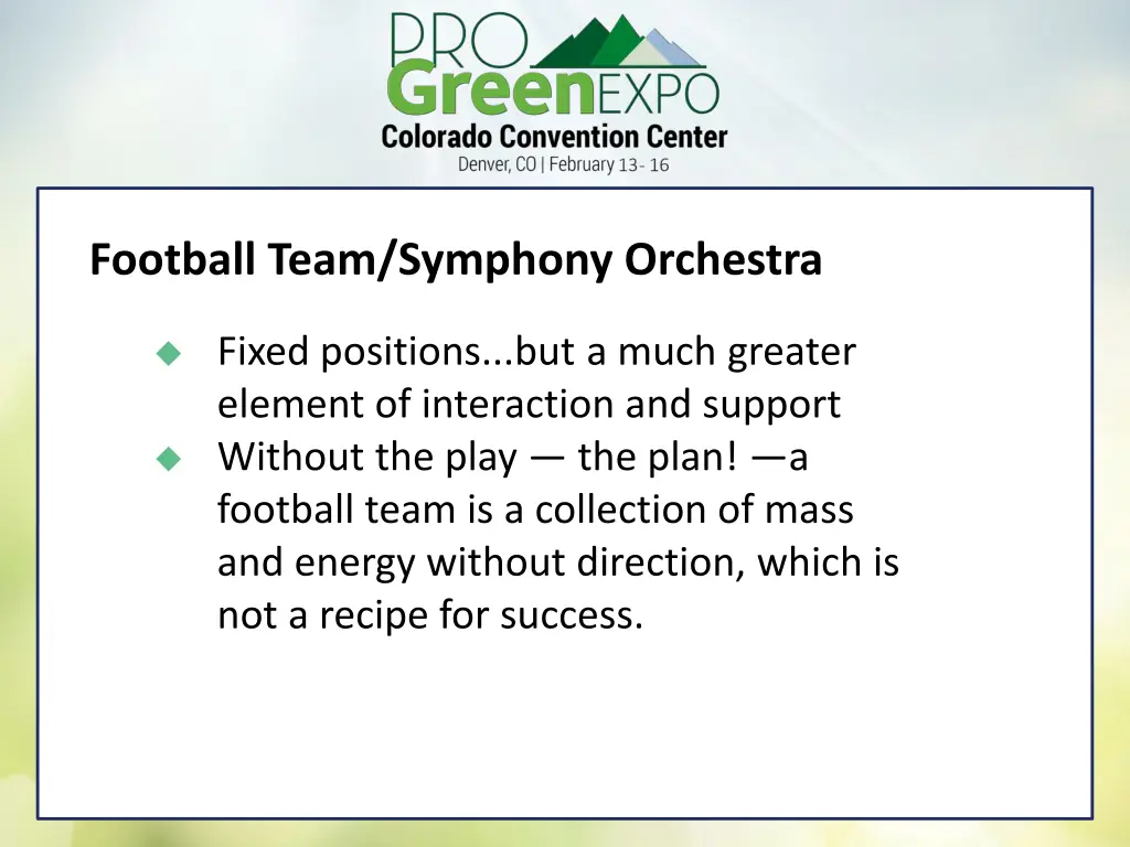 football team symphony orchestra