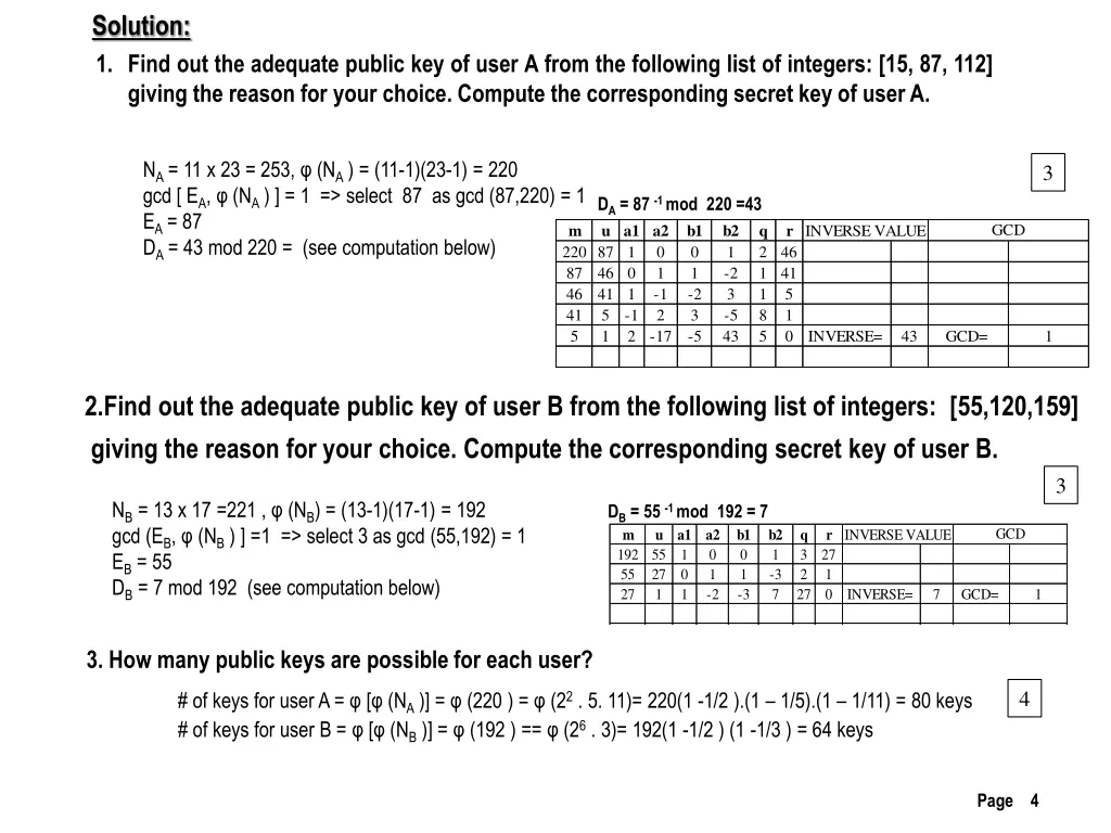 solution 1 find out the adequate public