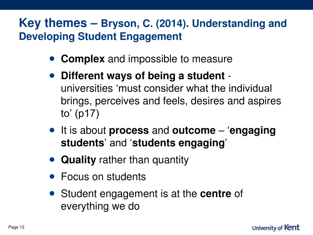 key themes bryson c 2014 understanding