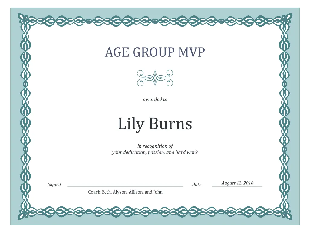 age group mvp 1