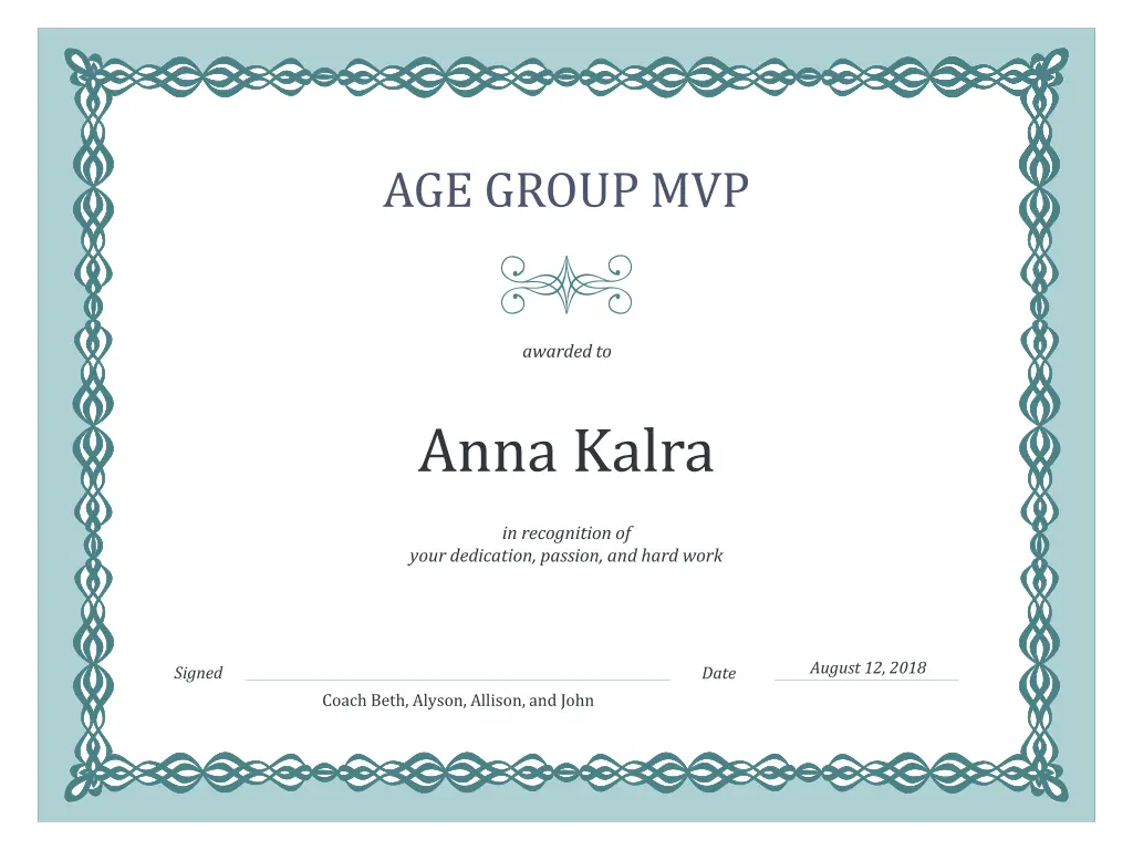 age group mvp 5