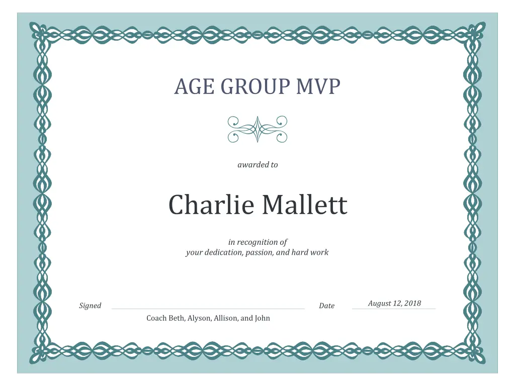 age group mvp 8