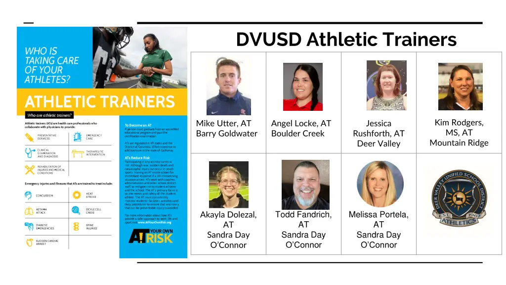 dvusd athletic trainers