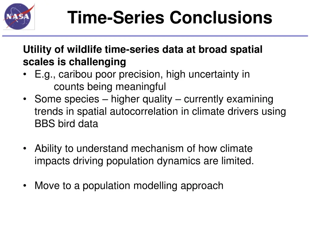 time series conclusions 1