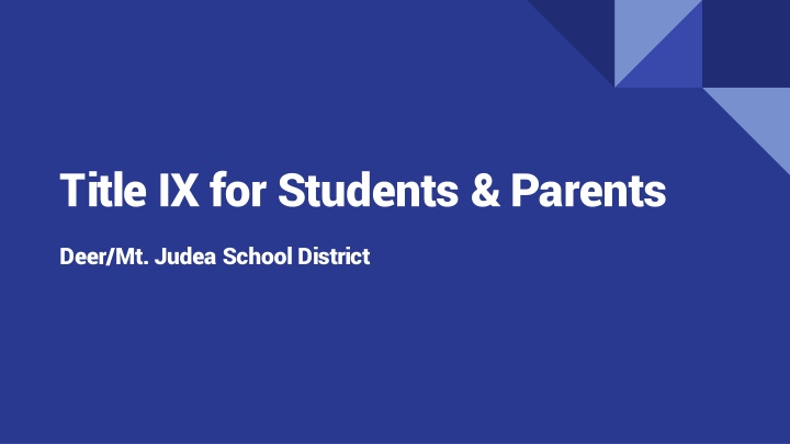 title ix for students parents