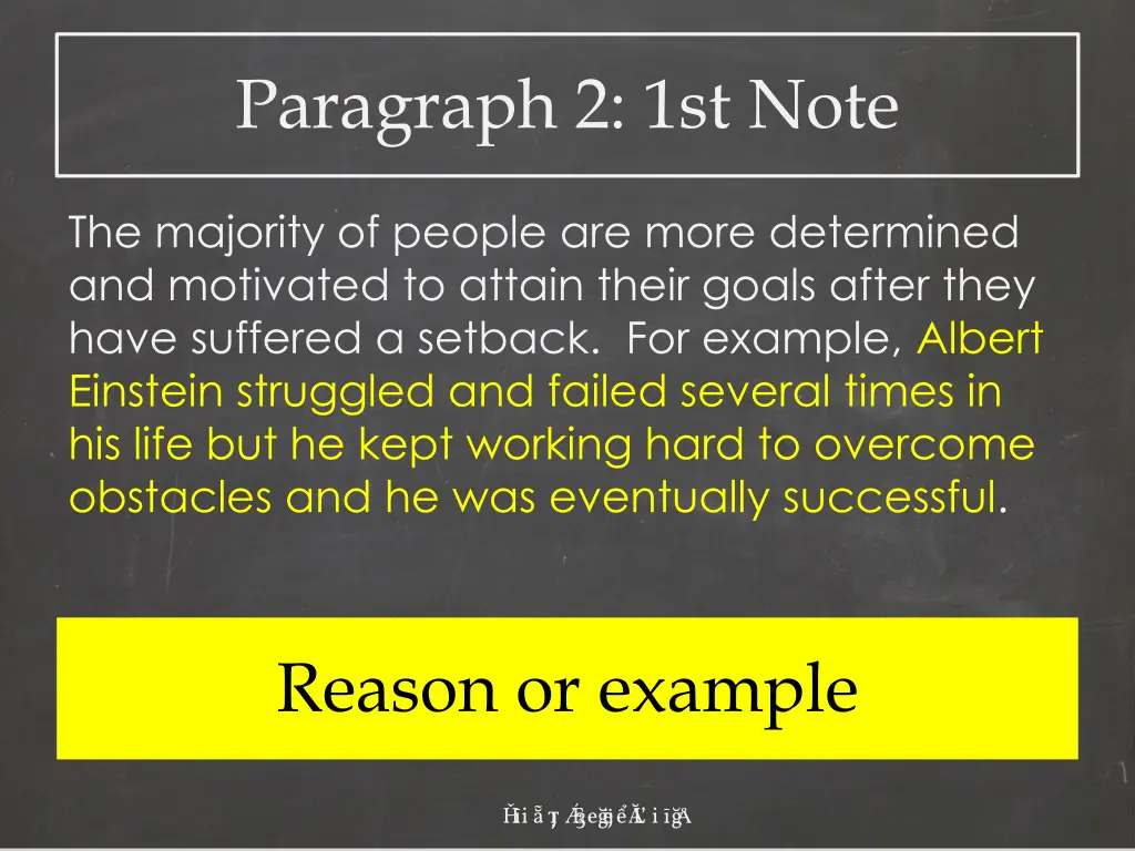 paragraph 2 1st note 3