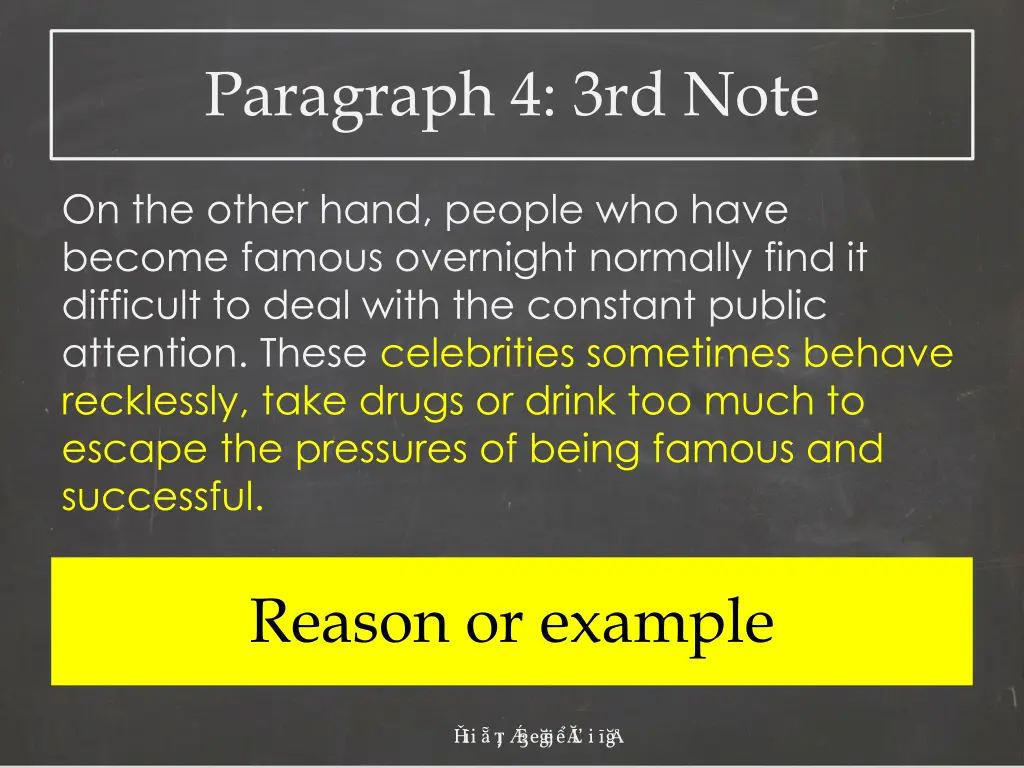 paragraph 4 3rd note 3