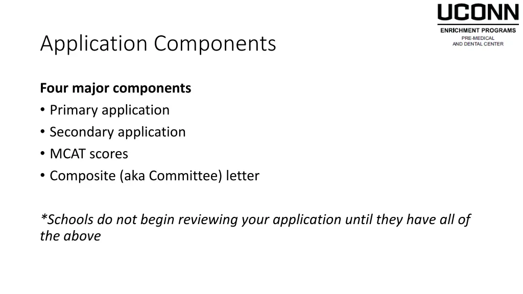 application components