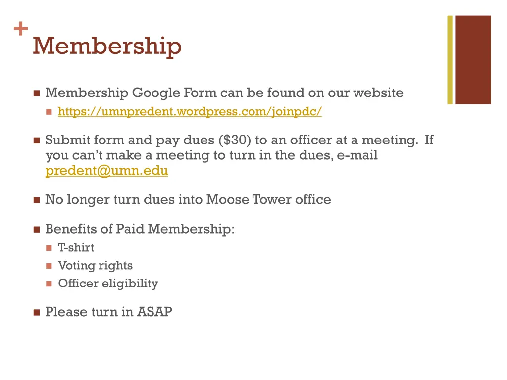 membership