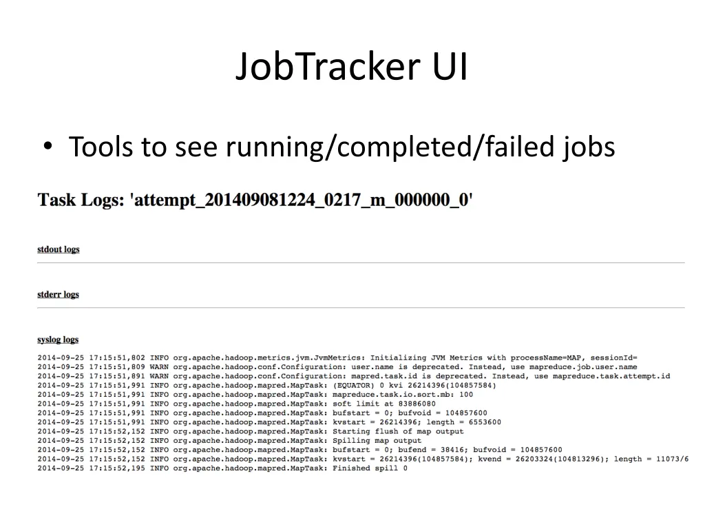 jobtracker ui 2