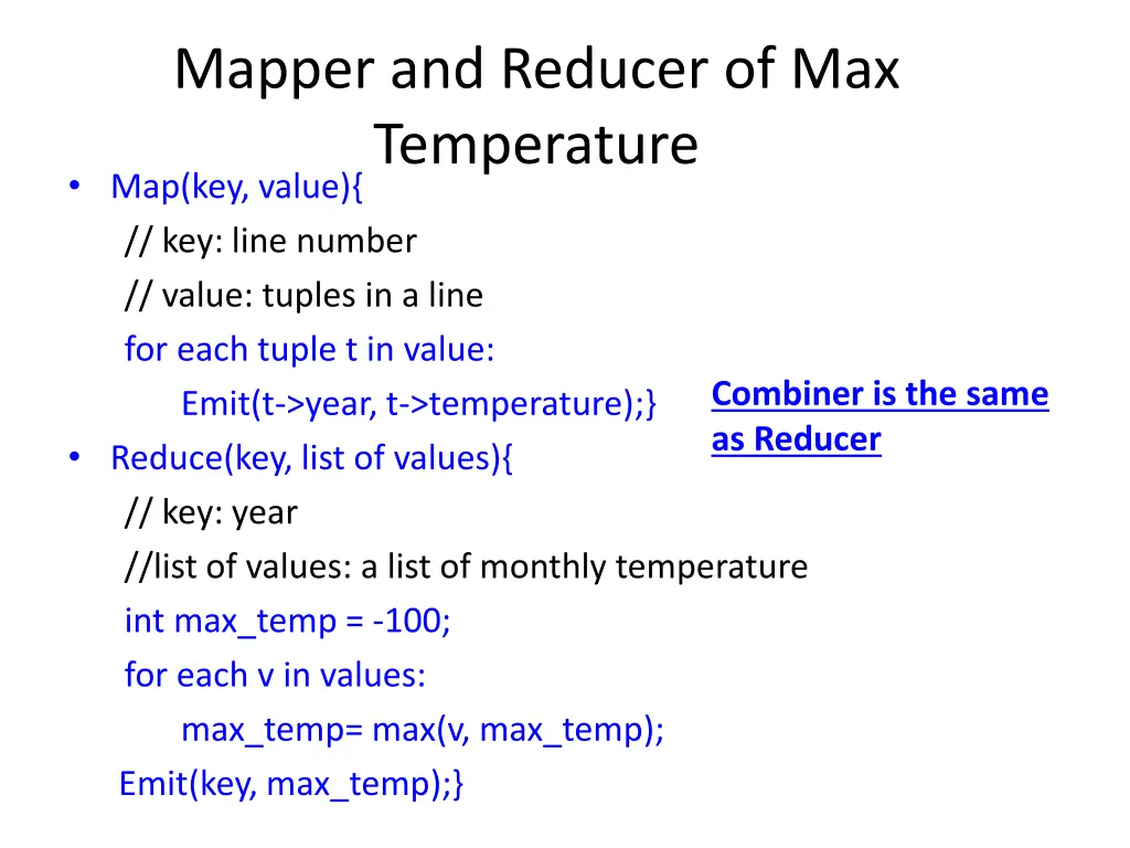 mapper and reducer of max temperature