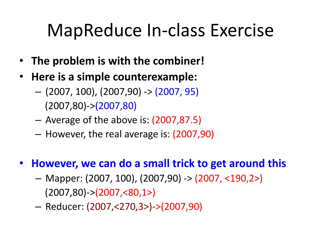 mapreduce in class exercise 2