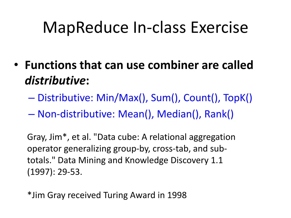 mapreduce in class exercise 3